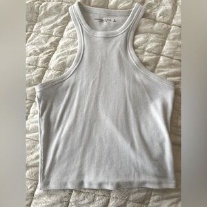 Abercrombie, soft AF high neck ribbed tank size M